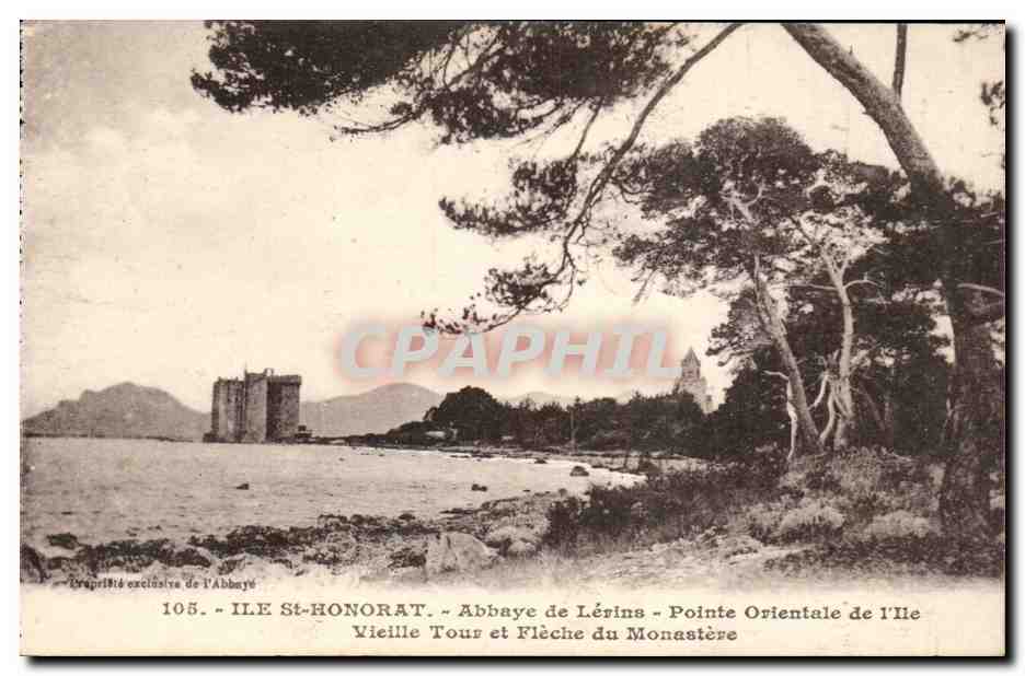 Ile St Honorat - Abbaye de Lerins - Pointe Orientale de l'Ile - CPA 