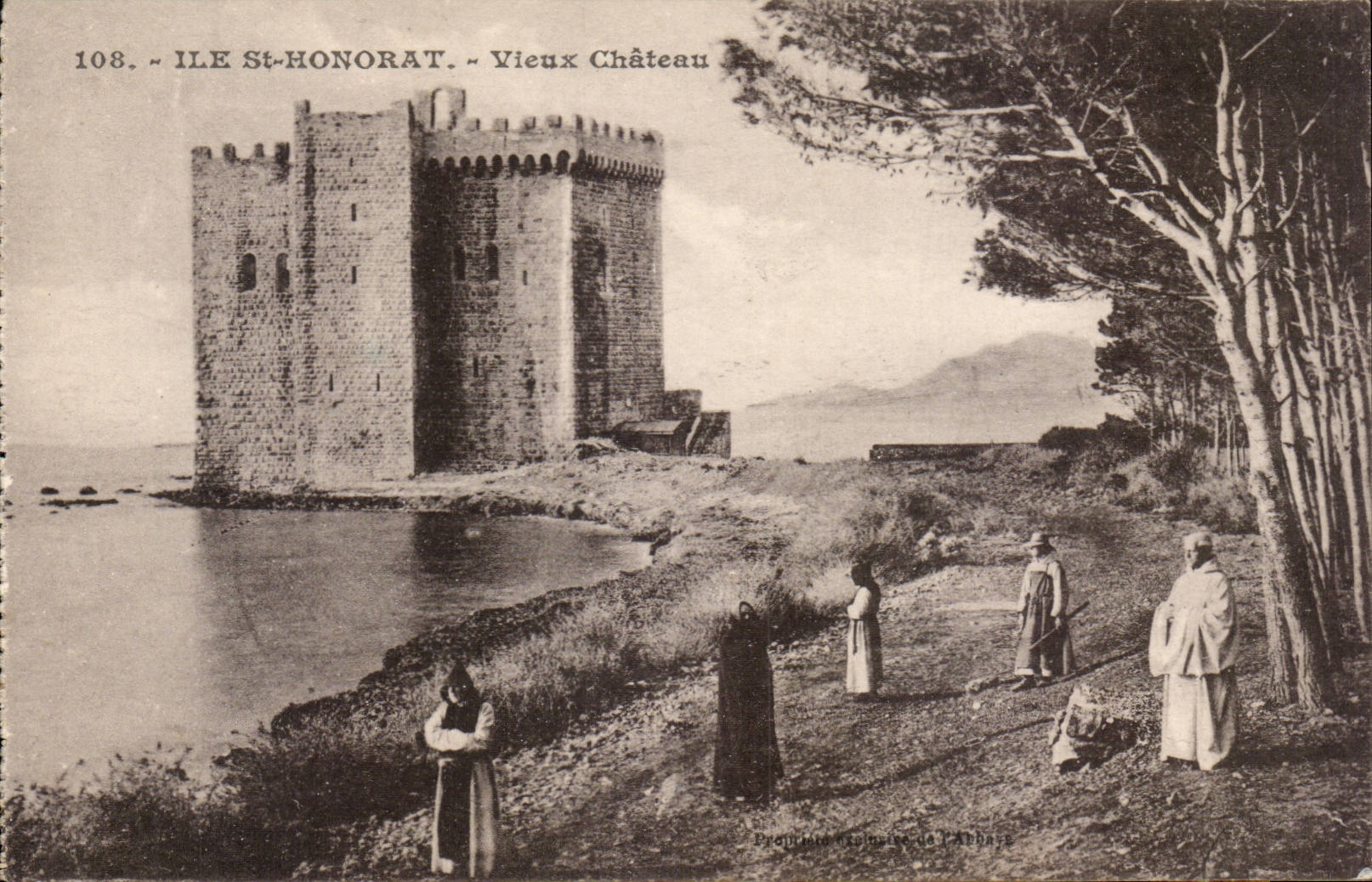 Ile St Honorat - Vieux Chateau - CPA 