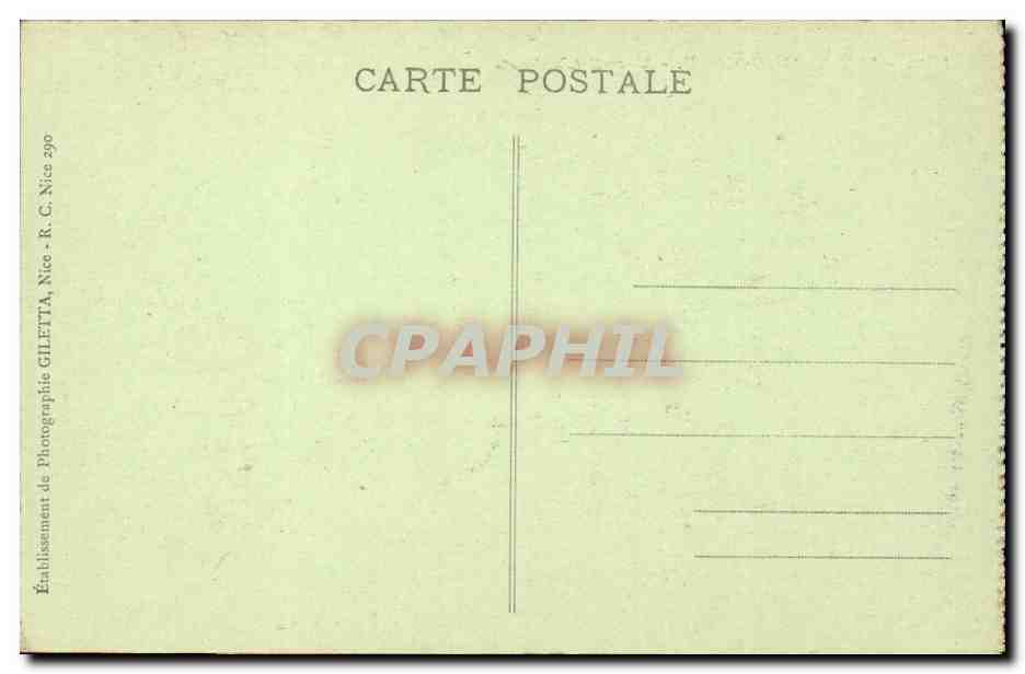 Ile St Honorat - Vieux Chateau - CPA  — Rückseite