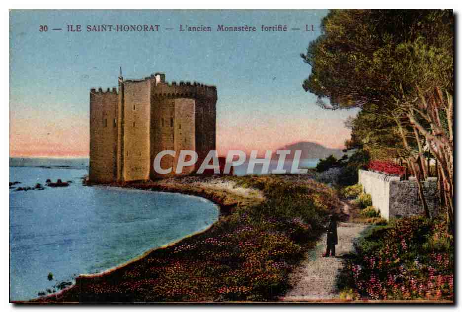 Ile St Honorat - L'Ancien Monastere Fortifie - CPA 
