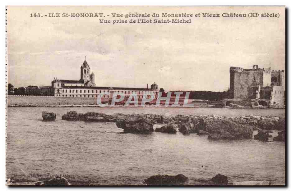 Ile St Honorat - Vue Generale du Monastere - CPA 