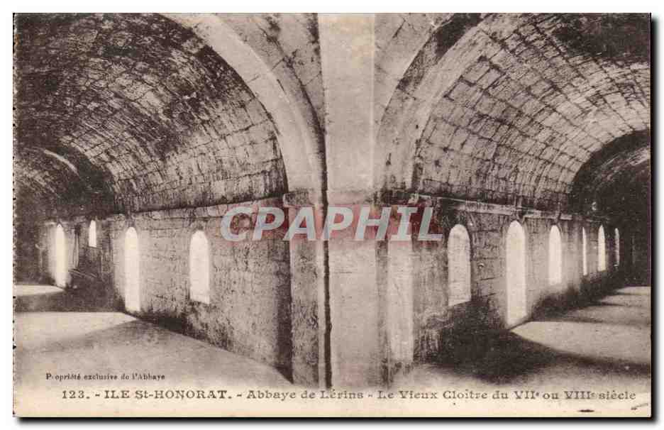 Ile St Honorat - Abbaye de Lerins - Le Cloitre - CPA 