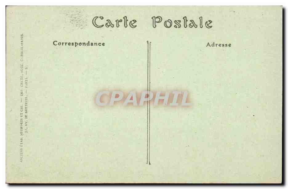 La Turbie - La Rue Incolate - CPA  — Verso