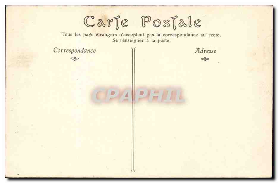 Le Cannet - La Rue Centrale et le Tour d'Horloge - CPA  — Rückseite