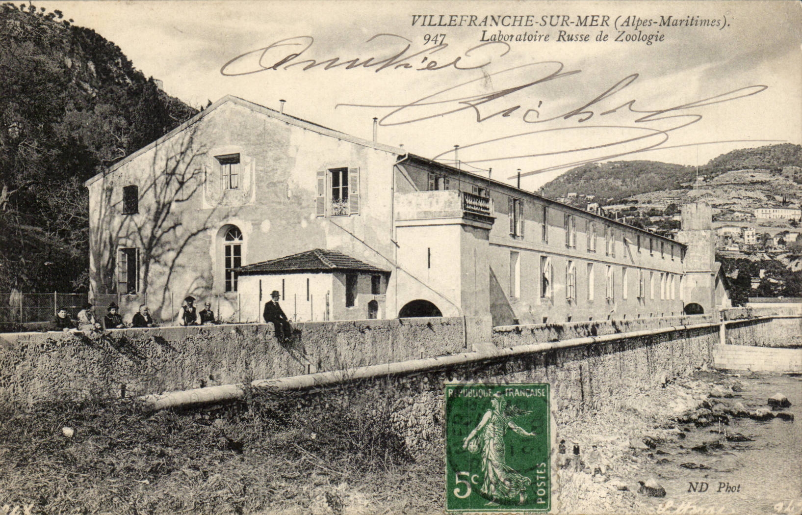 Villefranche-sur-Mer — Russisch Zoologisch Laboratorium — ND Phot, n° 947