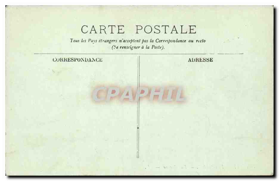 Villefranche sur Mer - Rue Obscure - CPA  — Rückseite
