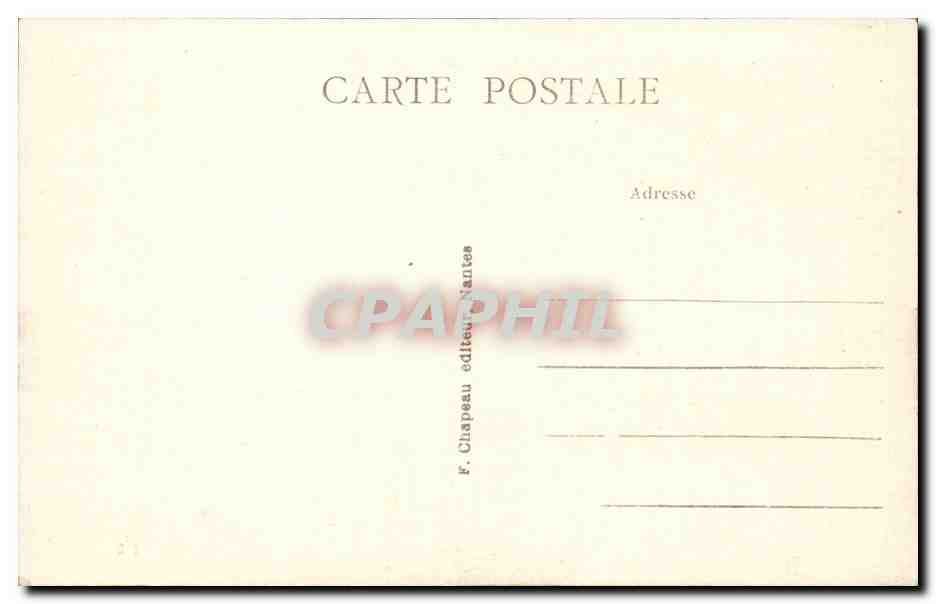 Nantes - Le Pont Transbordeur pris en aval - CPA  — Verso