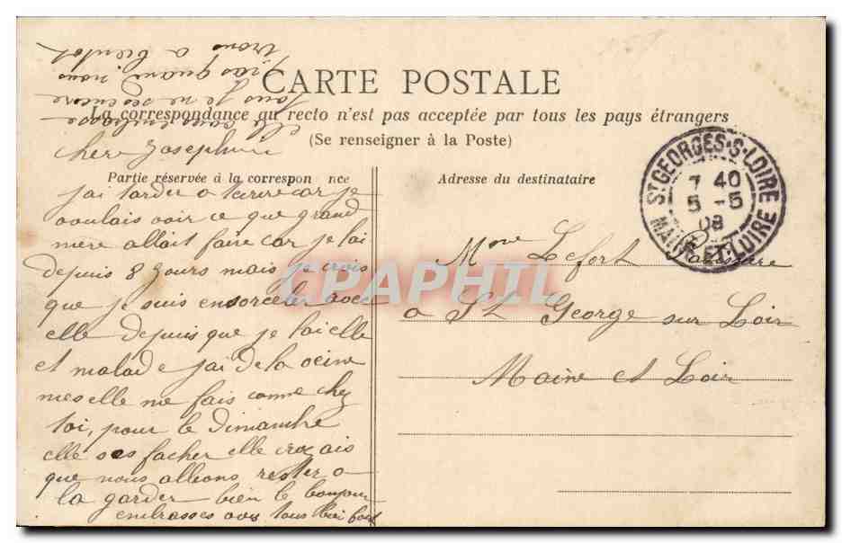 Ancenis - Ferme et Etang de la Guere - CPA  — Back