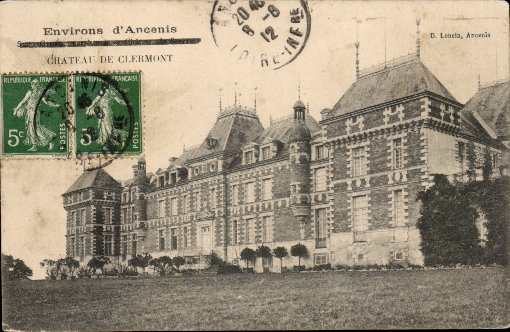 Ancenis - Chateau de Clermont - CPA 