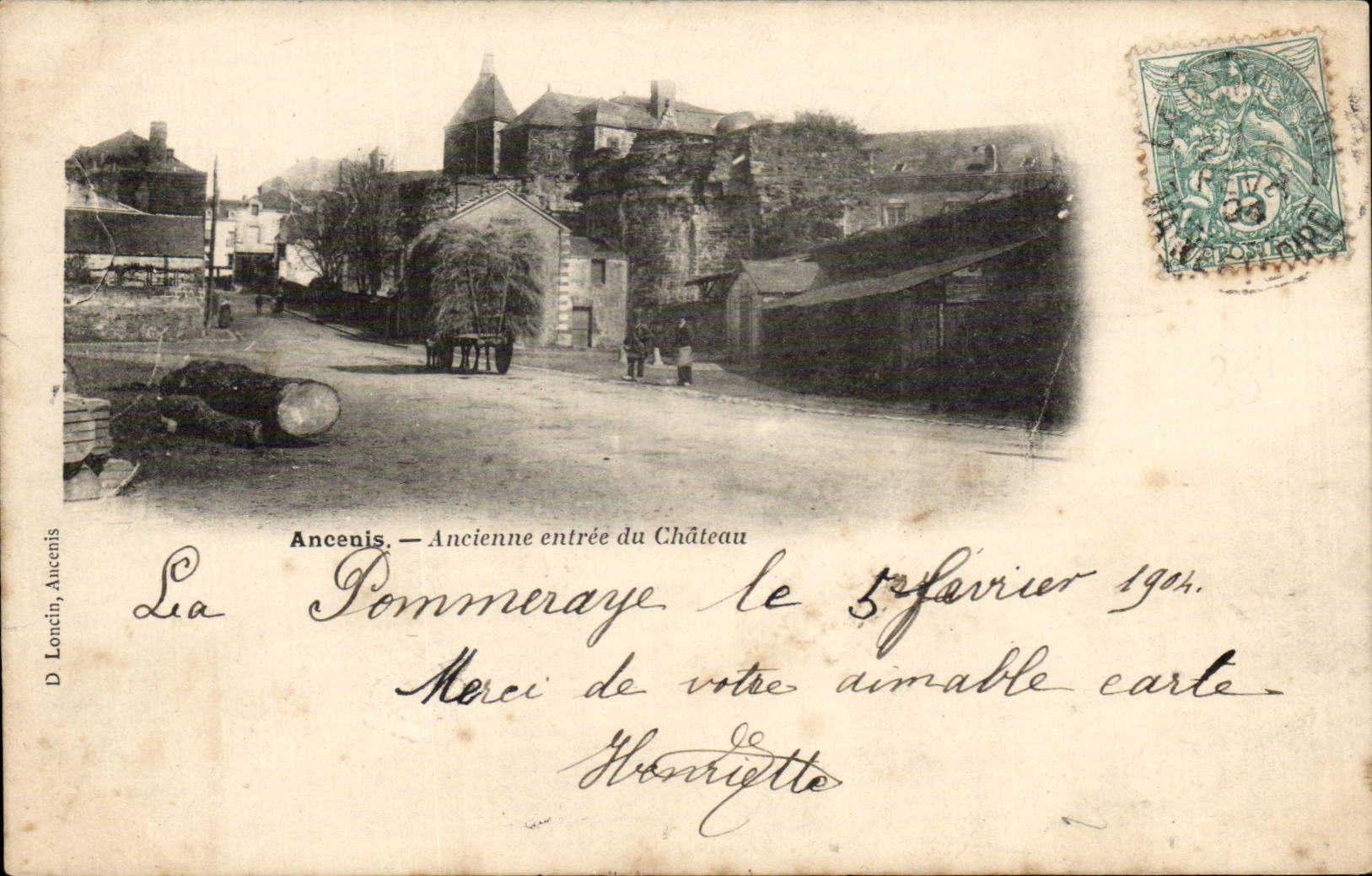 Ancenis - Ancienne Entree du Chateau - CPA 