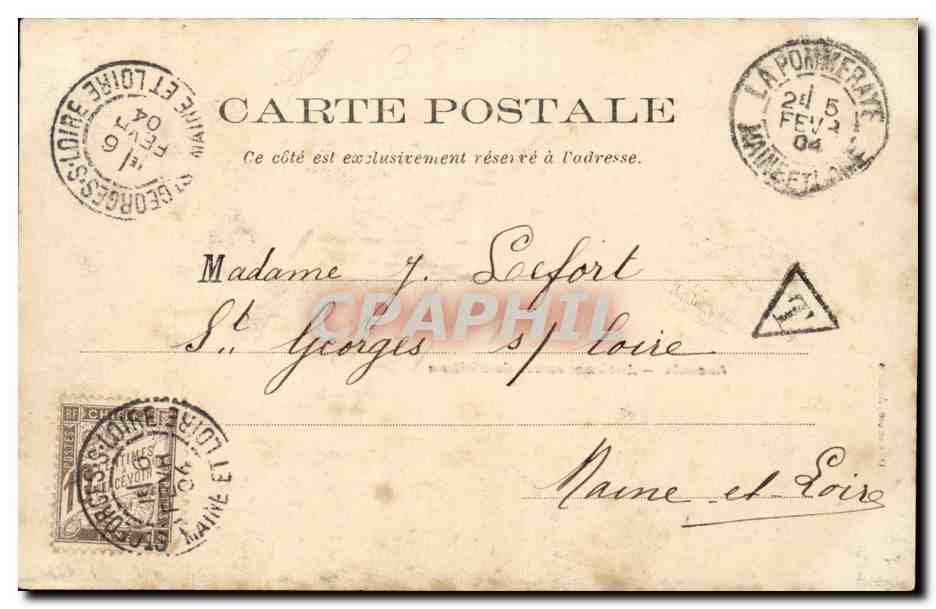 Ancenis - Ancienne Entree du Chateau - CPA  — Rückseite