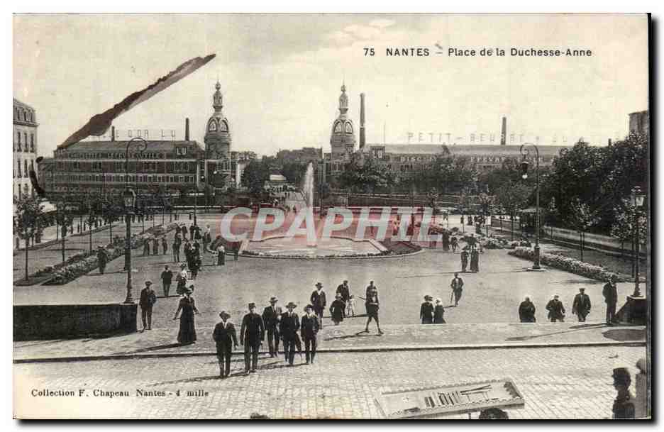 Nantes — Place de la Duchesse-Anne — F. Chapeau Nantes - 4 mille