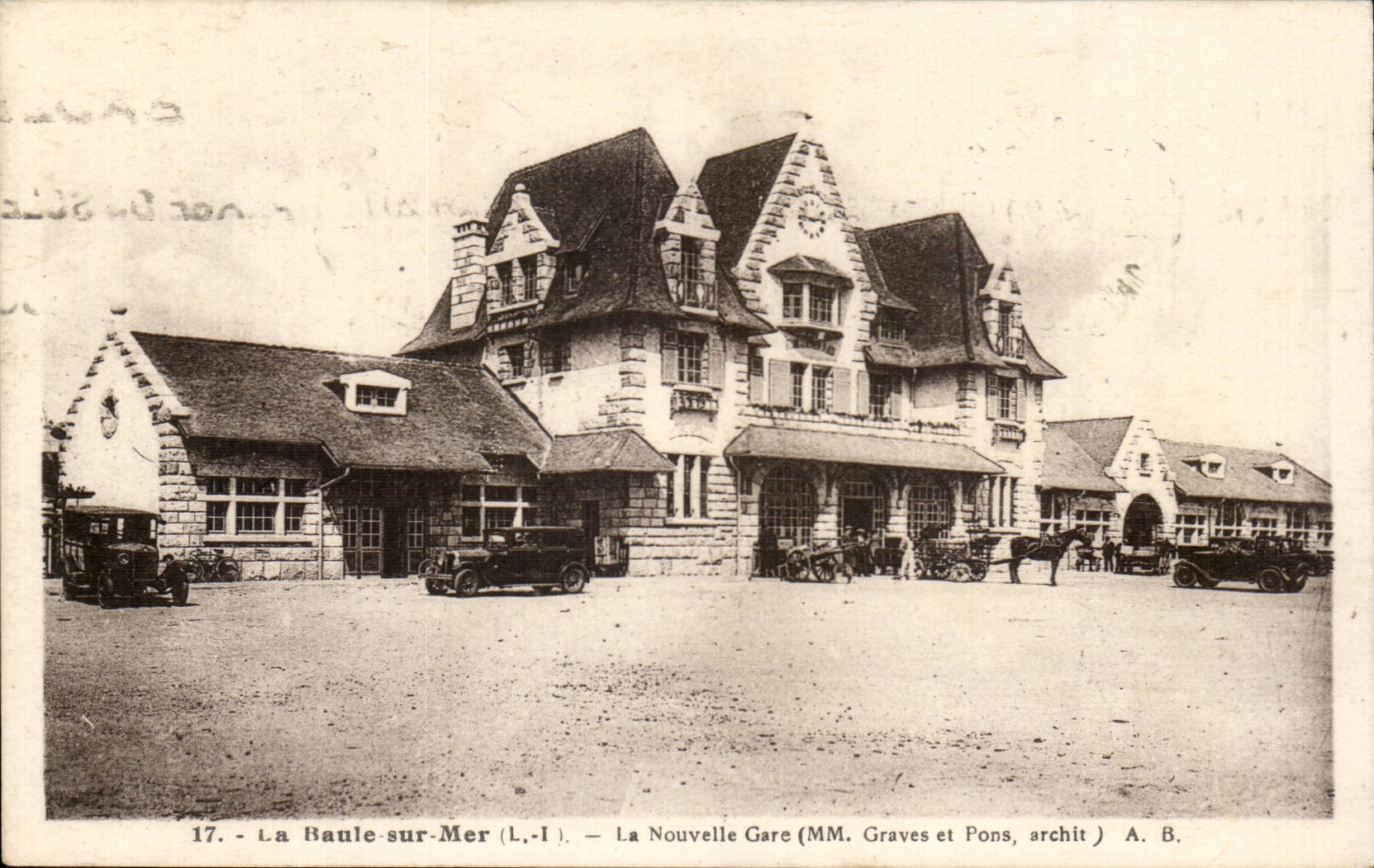 La Baule sur Mer CPA La nouvelle gare 