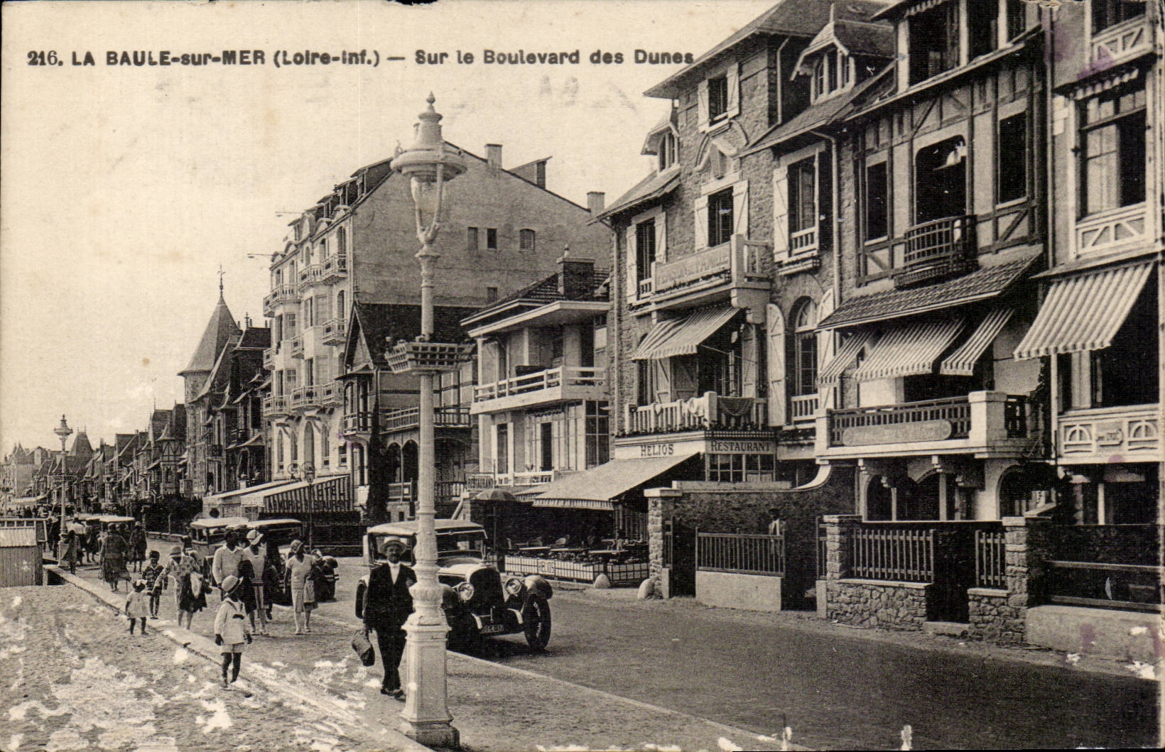La Baule sur Mer CPA Sur le boulevard des Dunes