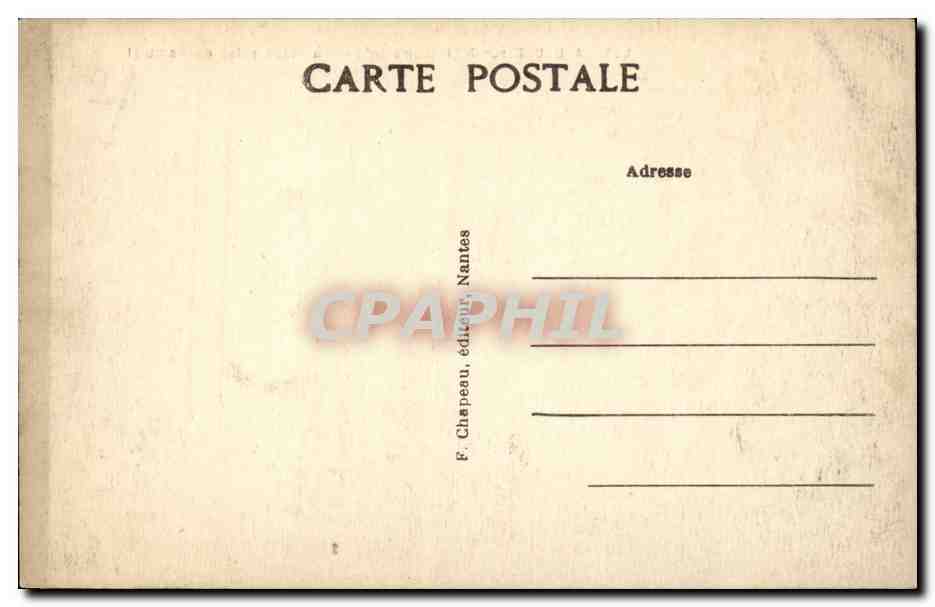 La Baule sur Mer CPA La plage prise du remblai (ane donkey mule) — Rückseite