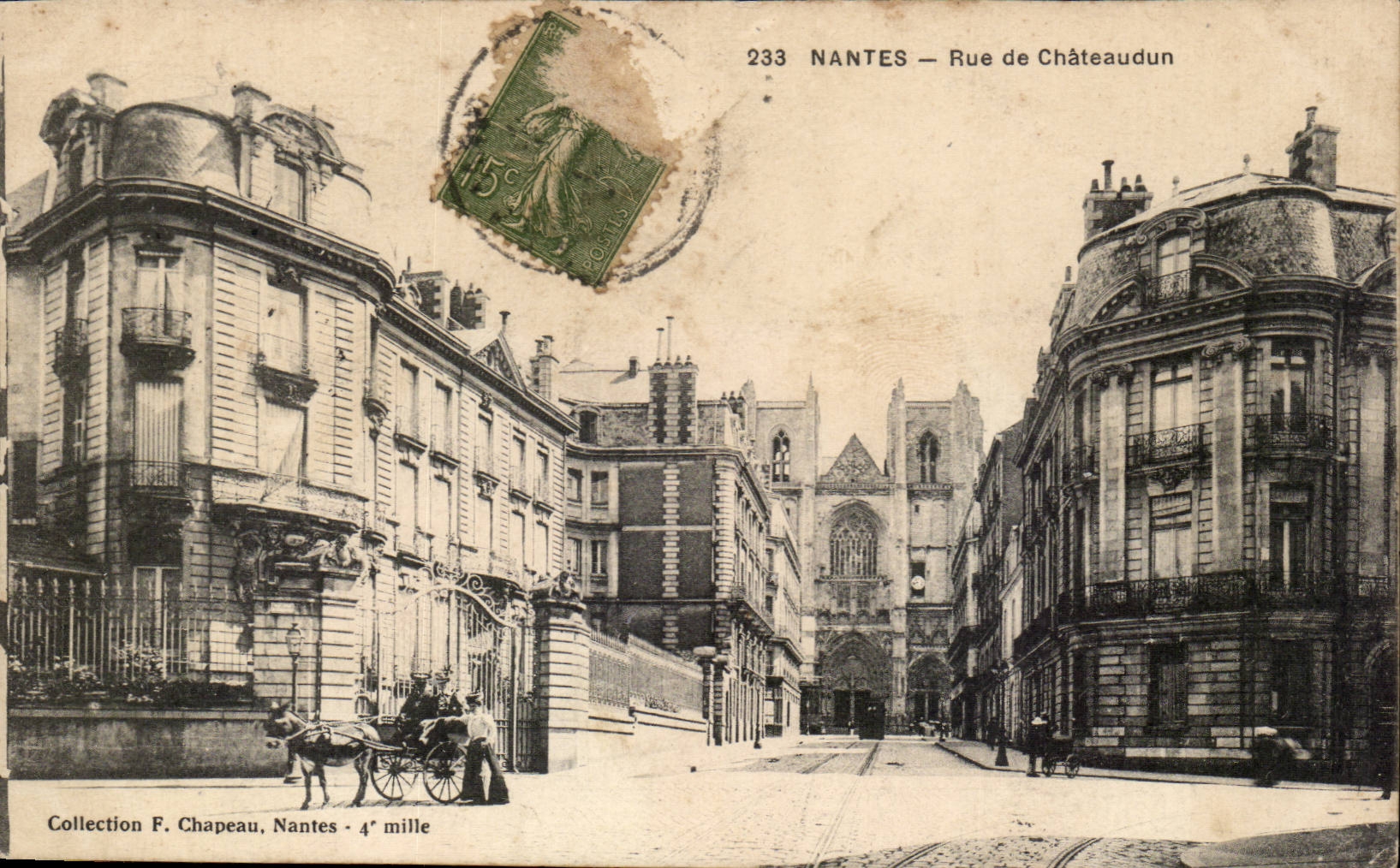 Nantes CPA Rue de Chateaudun