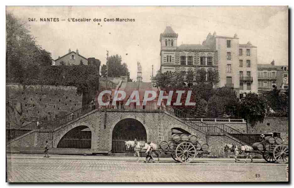NANTES — L'Escalier des Cent-Marches — F. Chapeau, éditeur Nantes