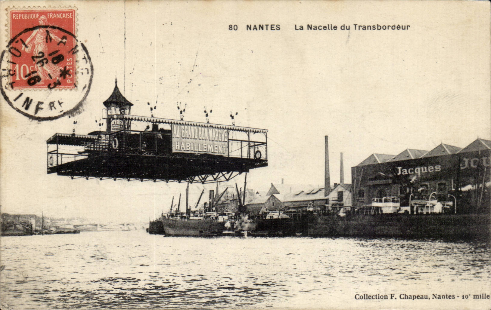 Nantes — La Nacelle du Transbordéour — Collection F. Chapeau