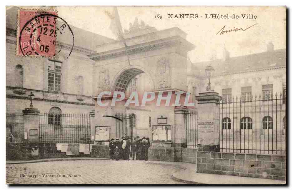 Nantes CPA L'hotel de ville