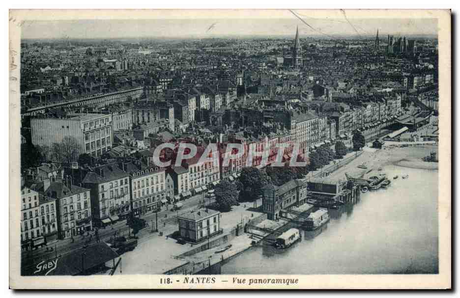 Nantes CPA Vue panoramique