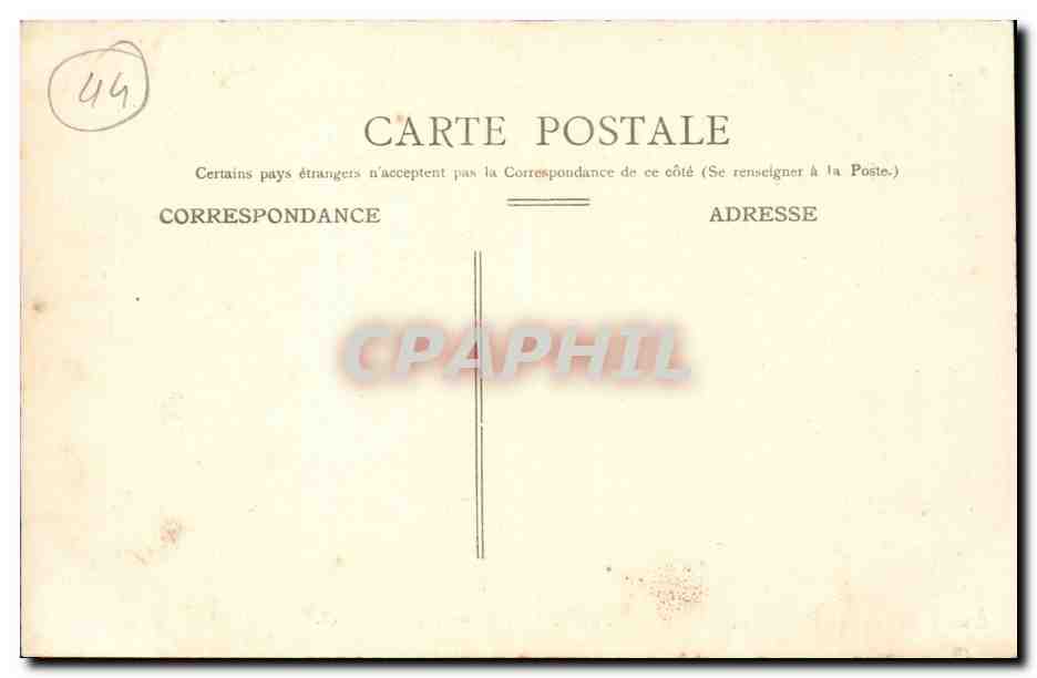Nantes CPA Place Melinet — Back