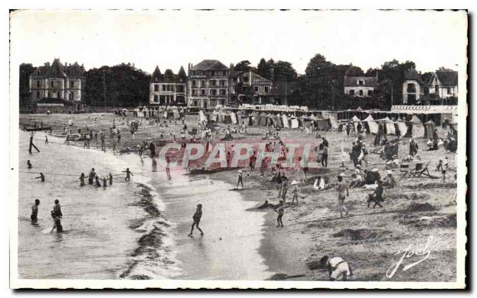 Le Pouliguen CPA vue sur la plage prise de la jetee