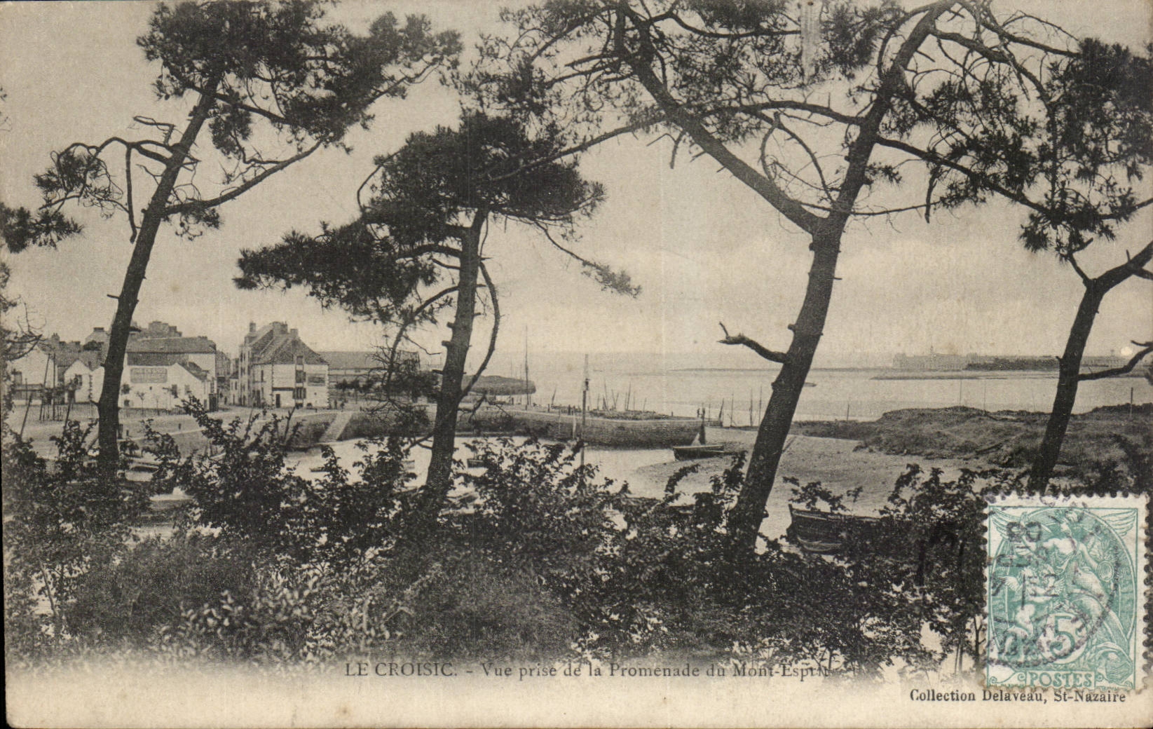 Le Croisic CPA Vue prise de la promenade du Mont Espt