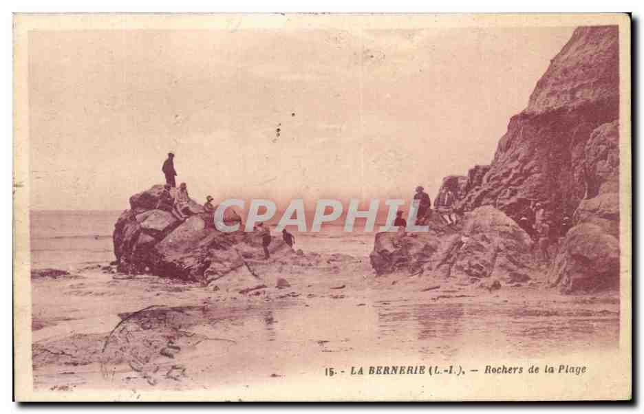 La Bernerie CPA Rochers de la plage