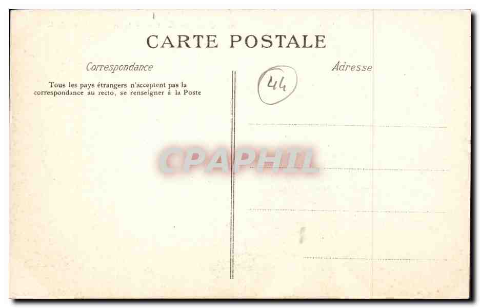 Nantes CPA Manoir de la Hautiere — Rückseite