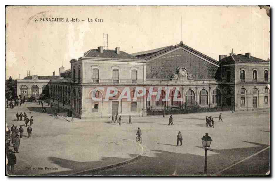 Saint Nazaire CPA La gare