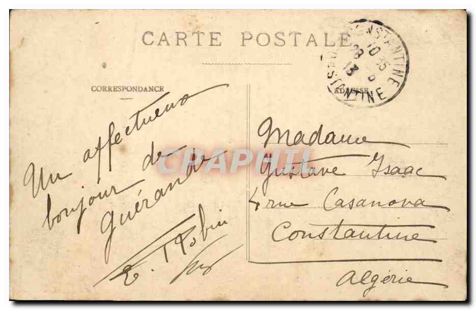 Au pays du sel CPA La gavotte des maries (folklore coiffe) — Verso