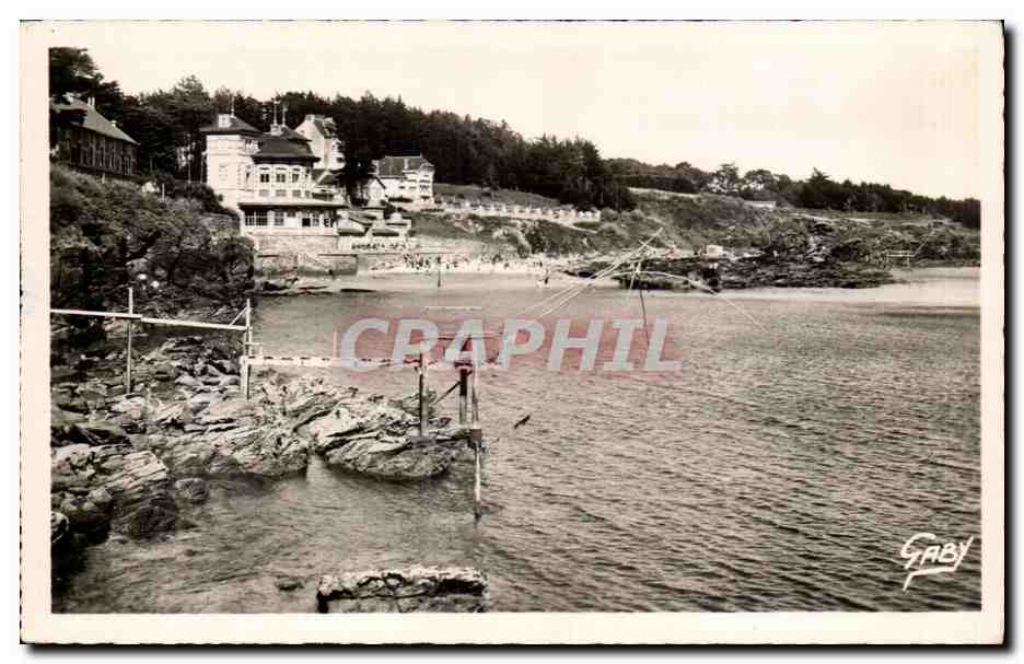 Pornic CPM Le casino et la plage de Gourmalon
