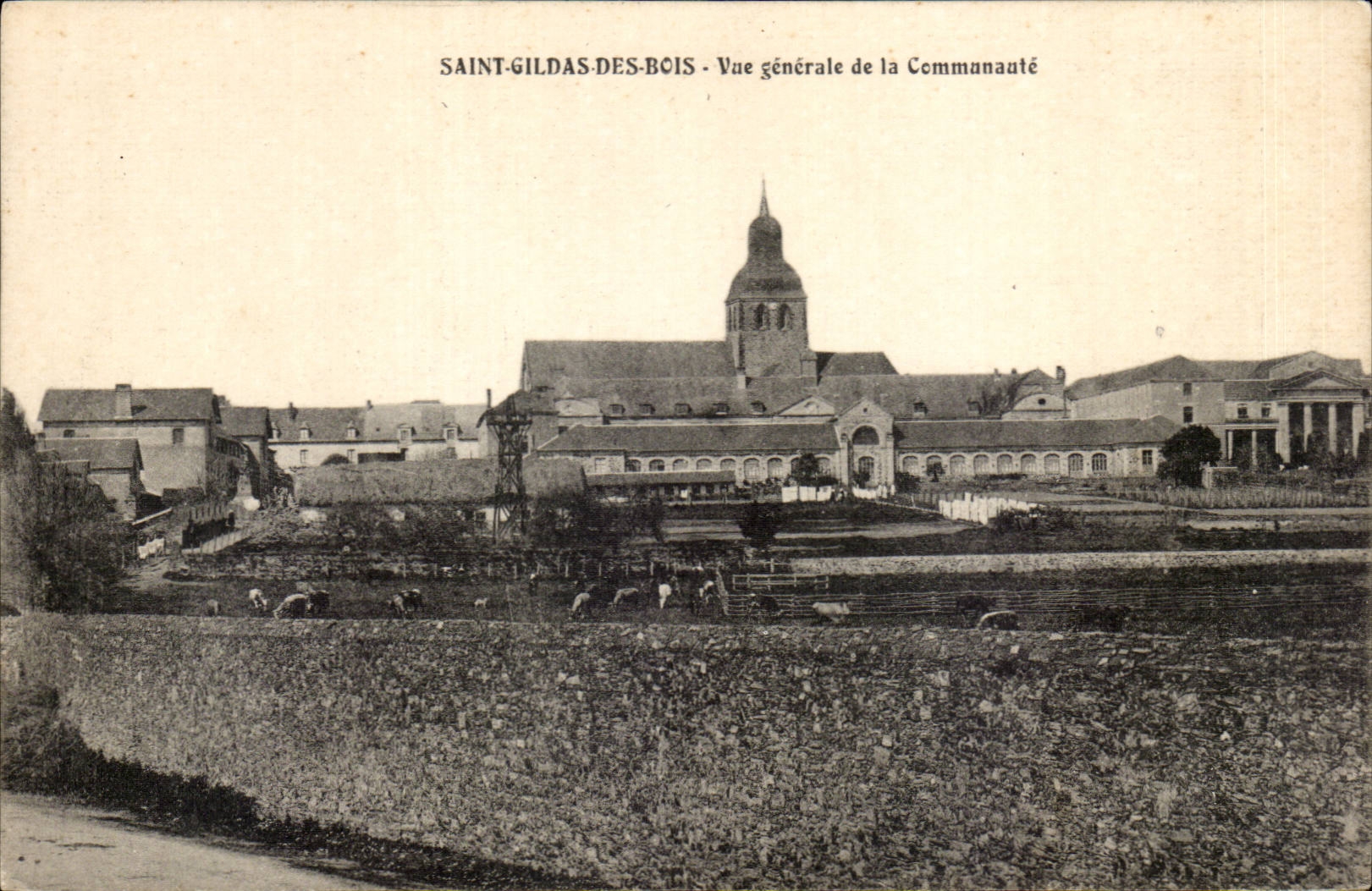 St Gildas des Bois CPA Vue generale de la communaute