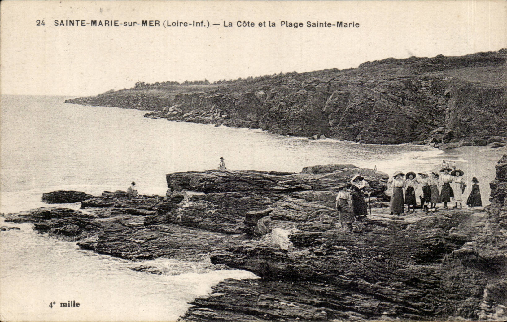Sainte Marie sur Mer CPA La cote et la plage Sainte Marie