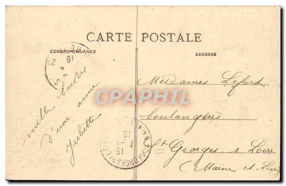 Varades CPA La Meilleraie La loire et les iles prises de St Florent le Vieil — Back