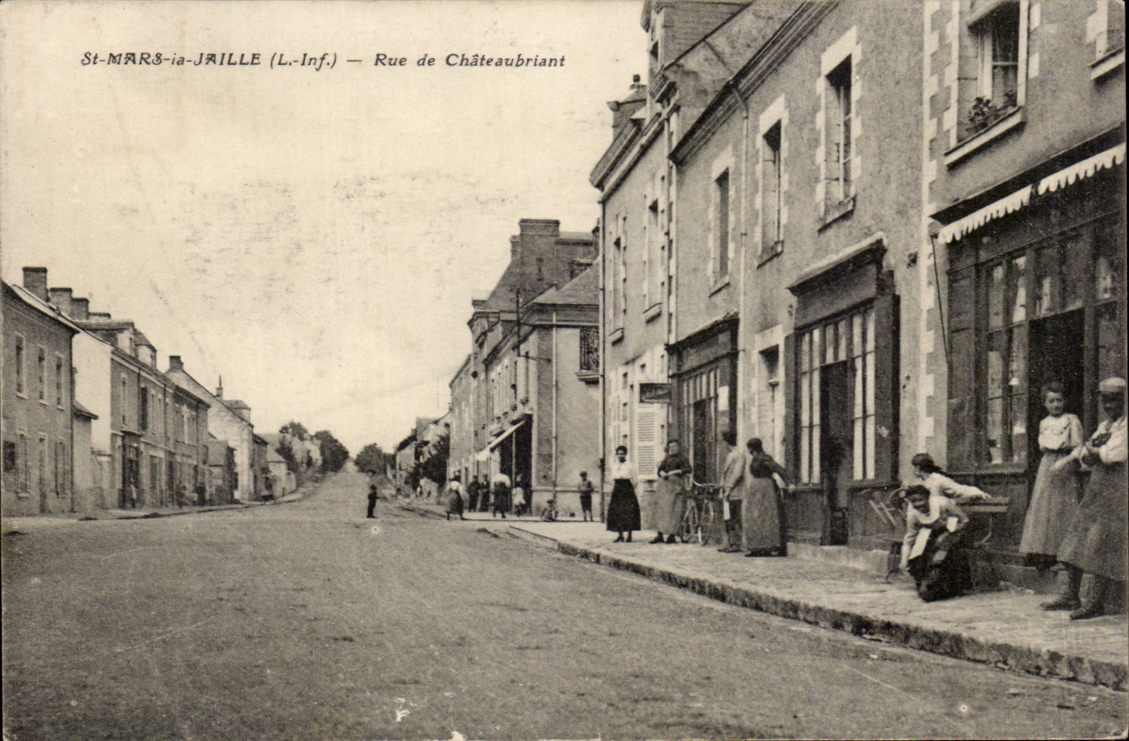 Saint Mars la Jaille CPA Rue de Chateubriant