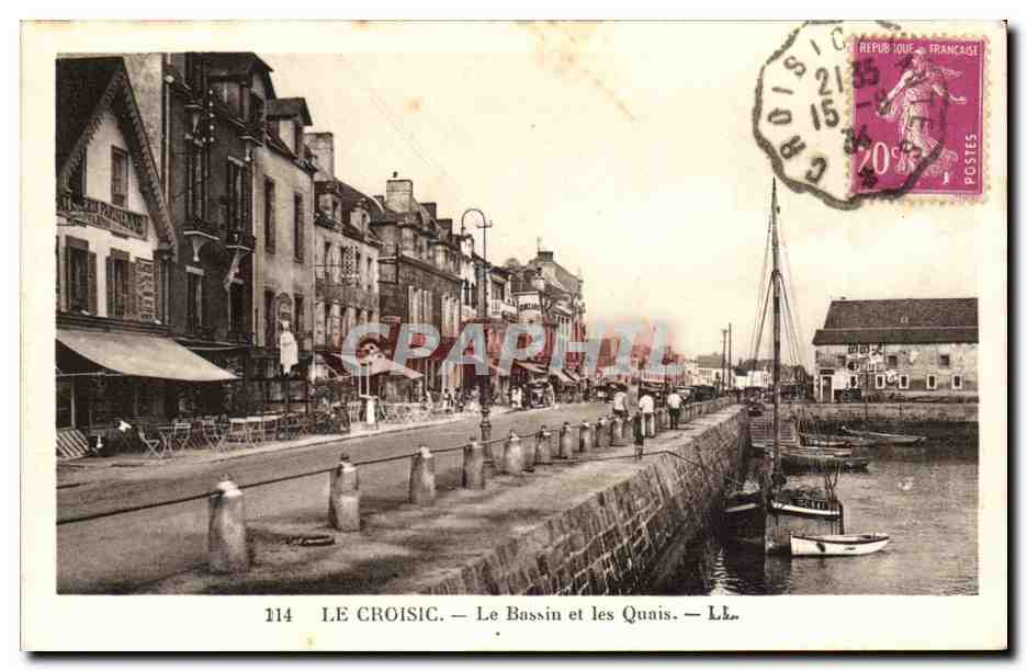 Le Croisic CPA Le bassin et les quais