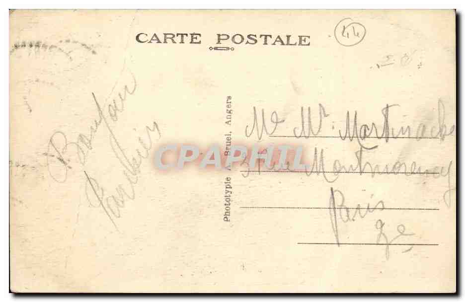 Le Croisic CPA Marais salants vers Batz — Rückseite