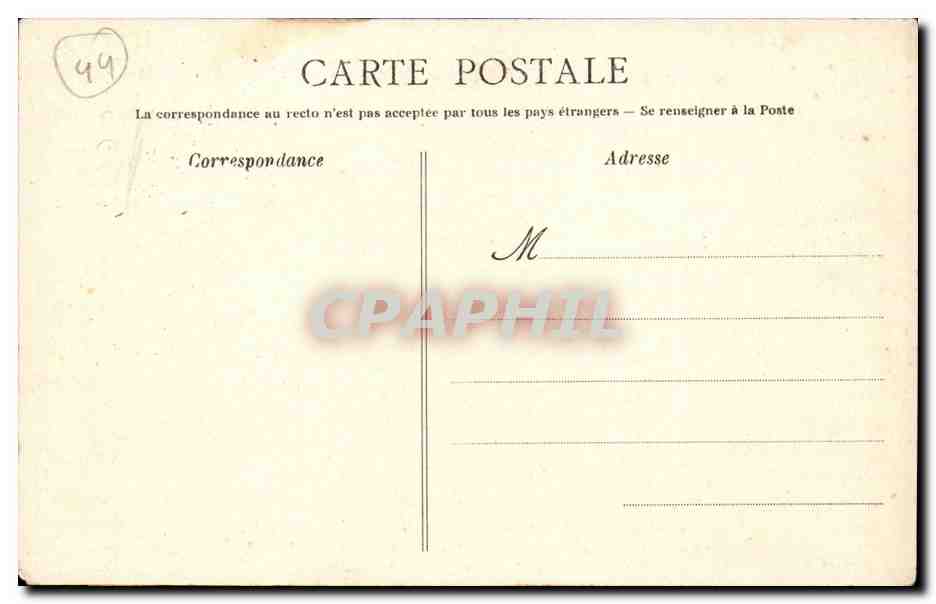 Au pays des Paludiers CPA Maries de Bourg en Batz (folreklo costume coiffe) — Verso