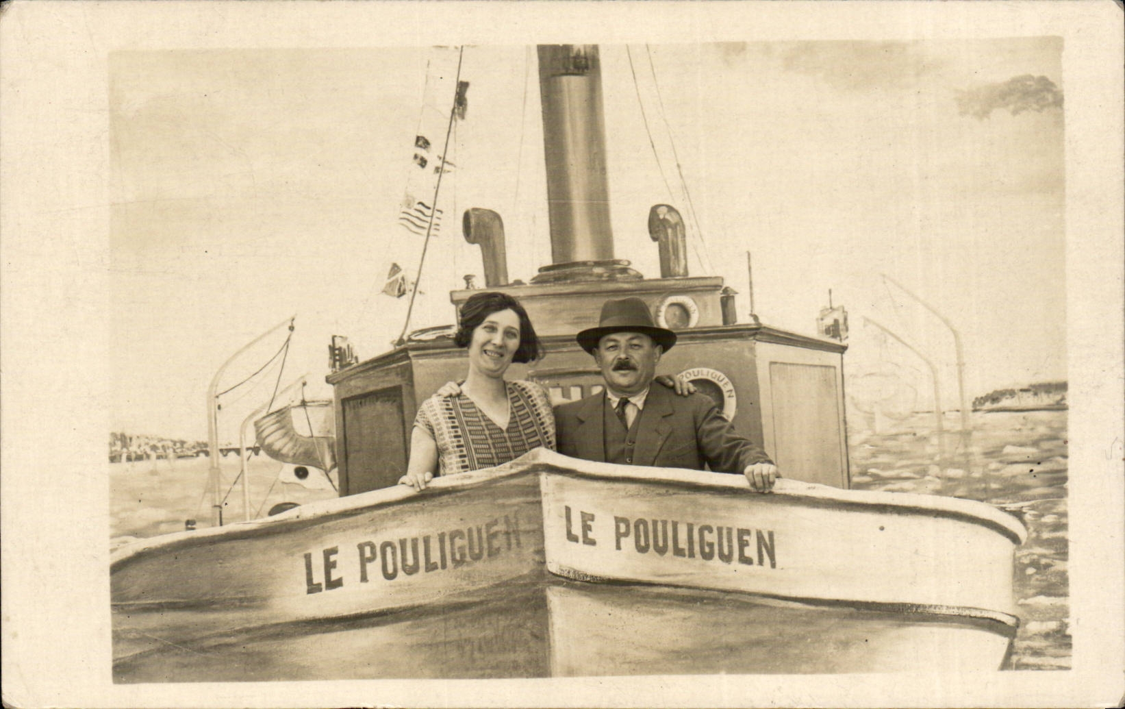 CPA Le Pouliguen Bateau