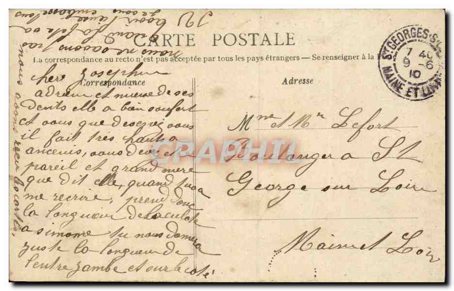 Ancenis CPA Cour d'entree Caserne du 64eme regiment d'infanterie — Back