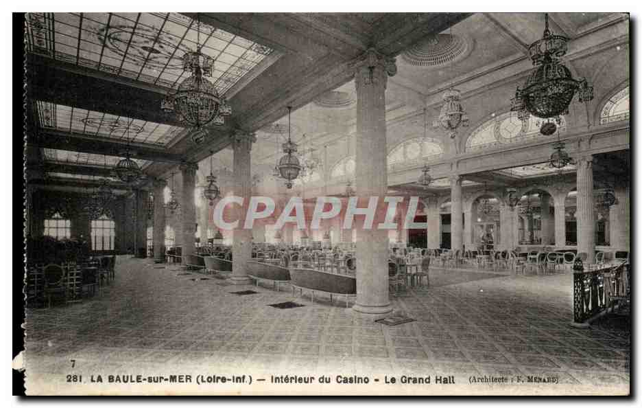 La Baule CPA Interieur du casino Le grand hall