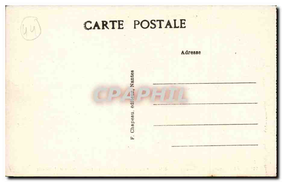 La Baule CPA Interieur du casino Le grand hall — Rückseite