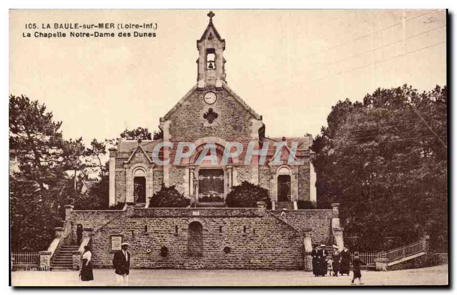 La Baule CPA la chapelle Notre dame des dunes