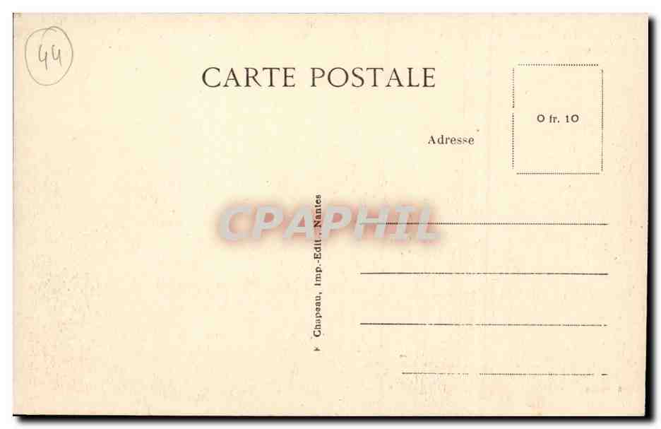 La Baule CPA la chapelle Notre dame des dunes — Rückseite