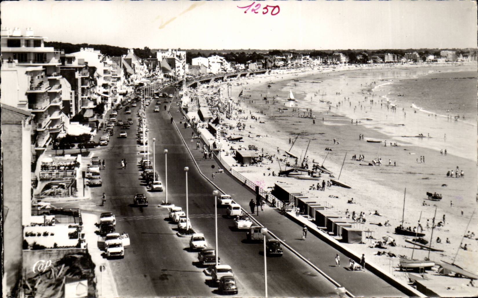 La Baule CPA La plage 
