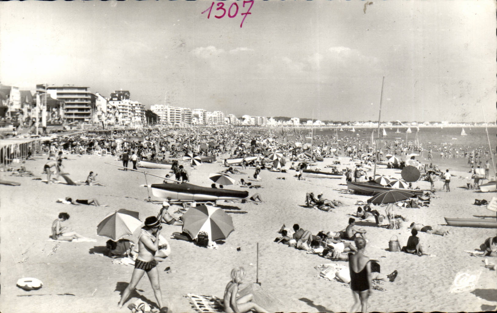 La Baule CPA La plage