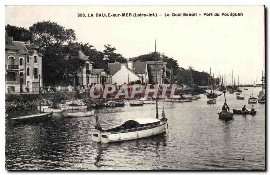 La Baule CPA Le quai Benoit Port du Pouliguen