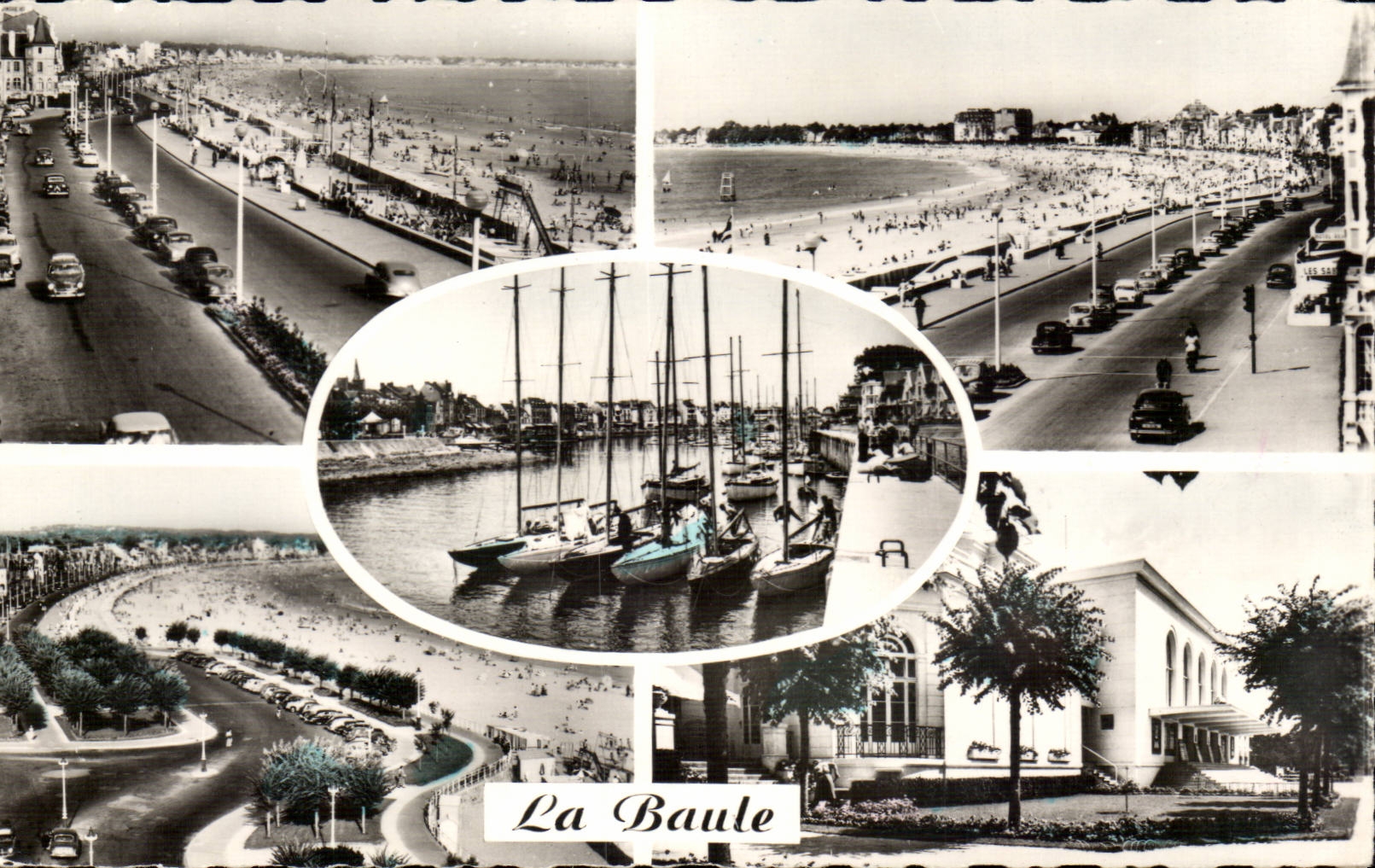 La Baule CPM Boulevard d'Armor le remblai vers le casino Port du Pouliguen