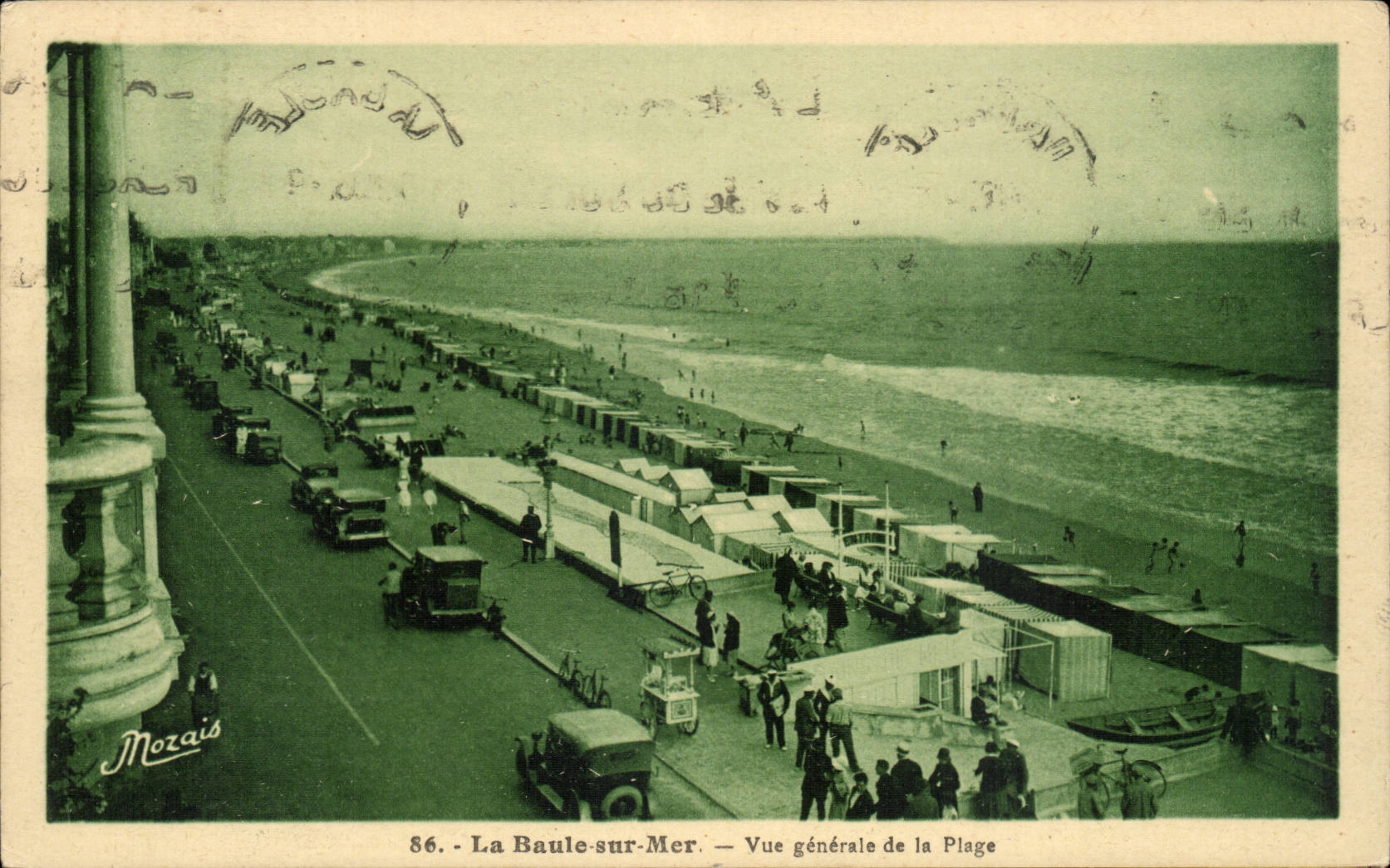 La Baule CPA Vue generale de la plage